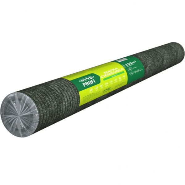 Varjutuskangas 1,5 x 100m 75% 70g