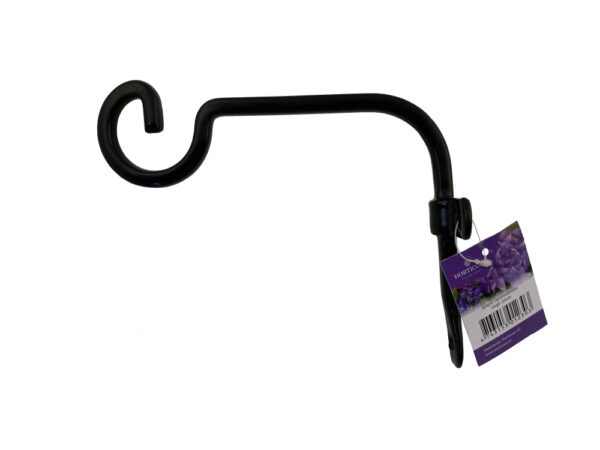 Ampli riputuskonks sirge 20cm must