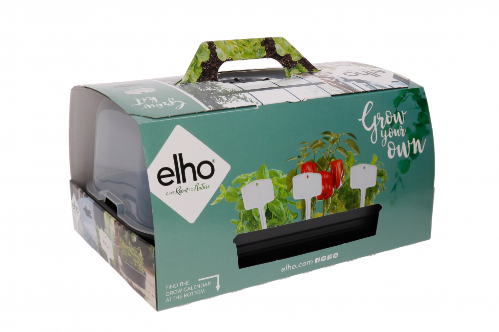 Toakasvuhoone Green Basics 36 x 26,5 x 19,9cm must