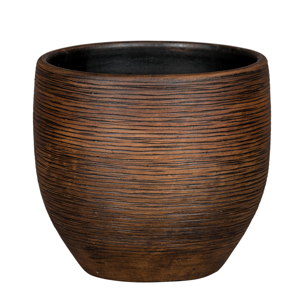 Ümbrispott keraamiline Le Havre d 29 x 26cm pruun