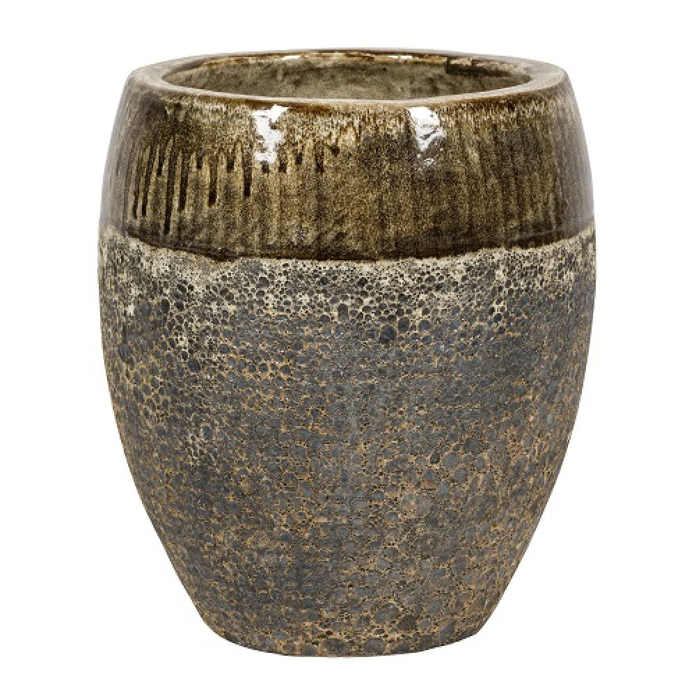 Õuepott keraamiline Melbourne 2-04MD pruun 2tk/kmpl