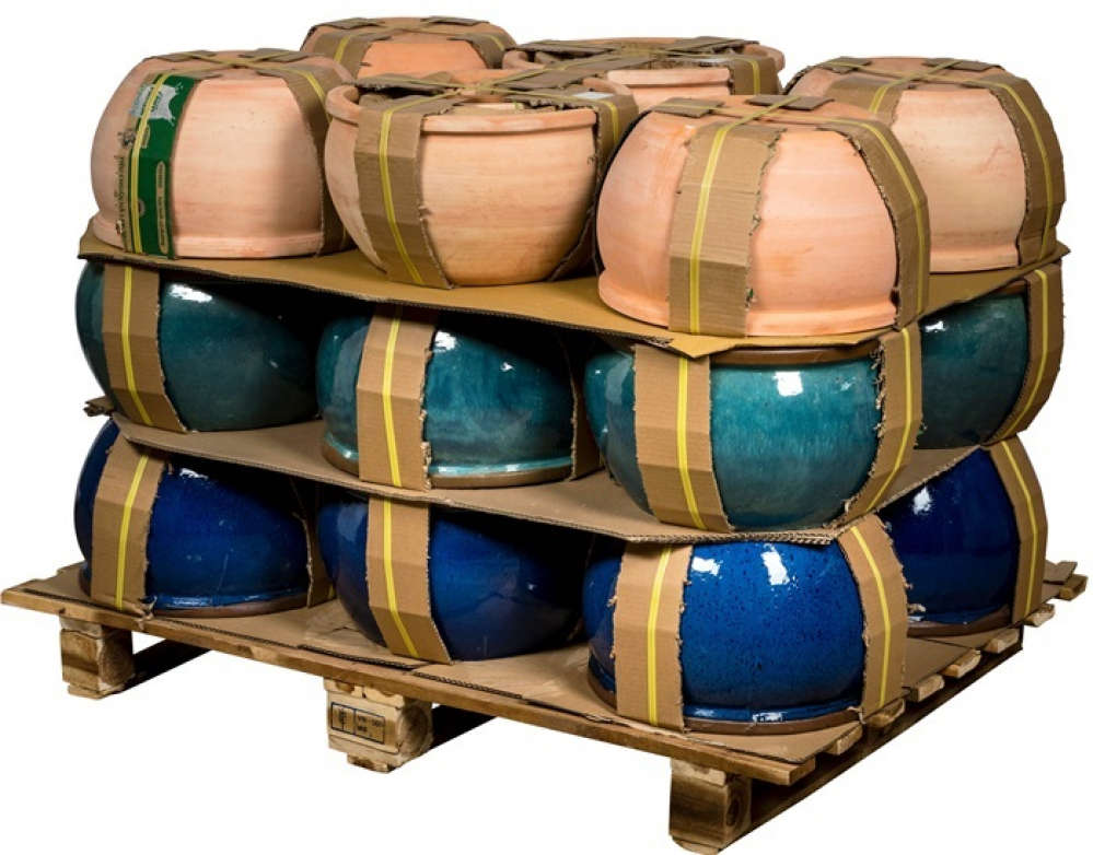 Õuepott keraamiline Bonn 1-03 B/Y/C komplekt 3 x 6 x 3tk (1 alus)