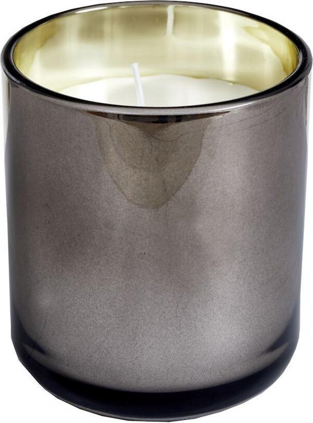 Klaasküünal 56h metallik pronks ümbris valge küünal