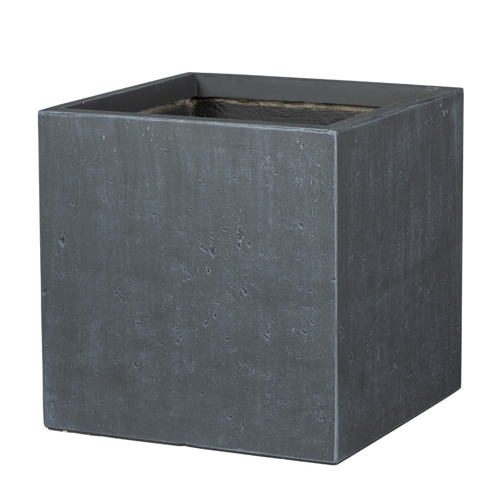 Õuepott keraamiline XXL Kent 03G kandiline hall 3tk/kmpl