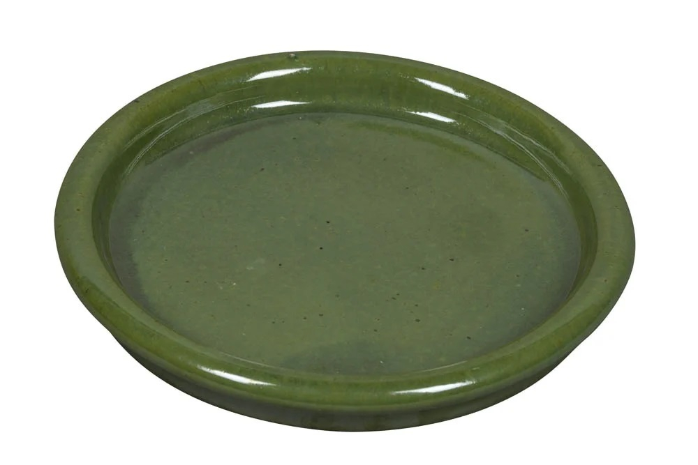 Õuepoti alus keraamiline KL d 24cm roheline