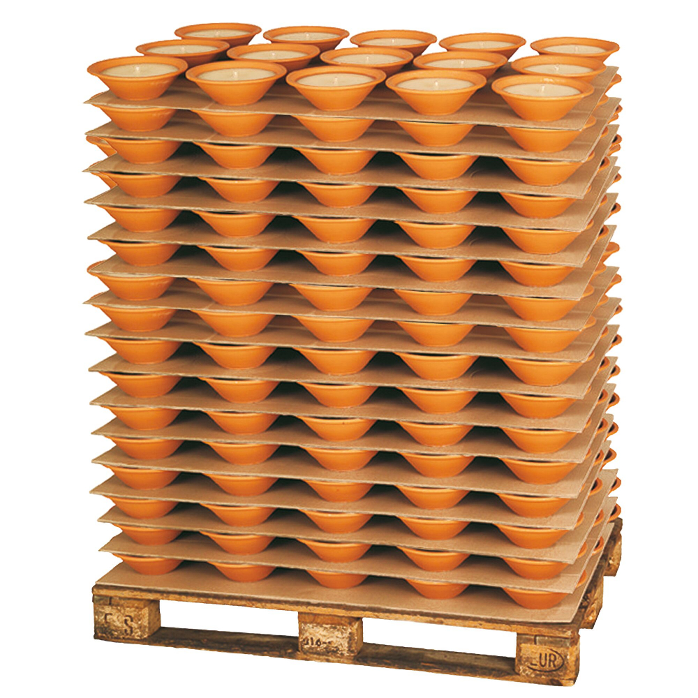 Õueküünal Royal Flame 13h terra savikausis elevandiluu (240tk alusel)