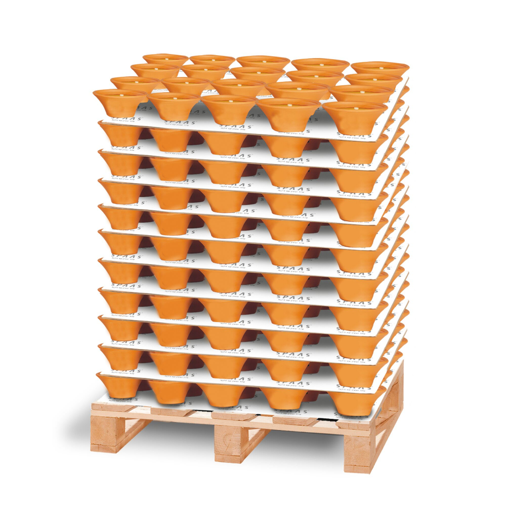 Õueküünal Noble Flame 6h terra koonus savikausis elevandiluu (220tk 1/2 alusel)