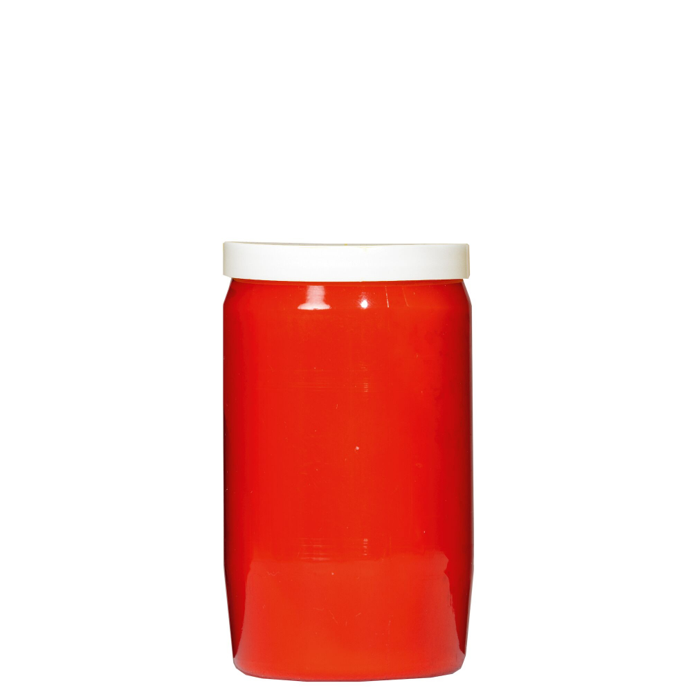 Õliküünal 3 päeva ca 72h punane ümbris valge kaas