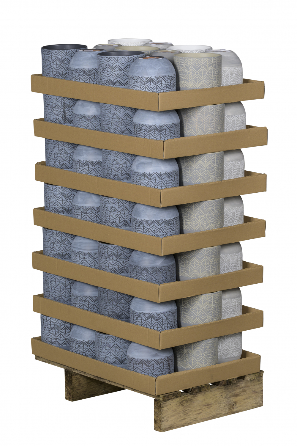 Ümbrispott keraamiline Oliva d 14 x 13,5cm komplekt 3 x 28tk (1/4 alus)