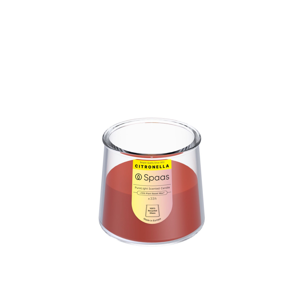 Klaasküünal Citronella PureLight 33h Vivid Red