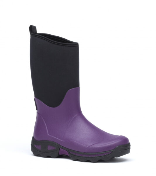 Poolkõrged kummikud naistele neopreen Clean Lady S 36 lilla/must