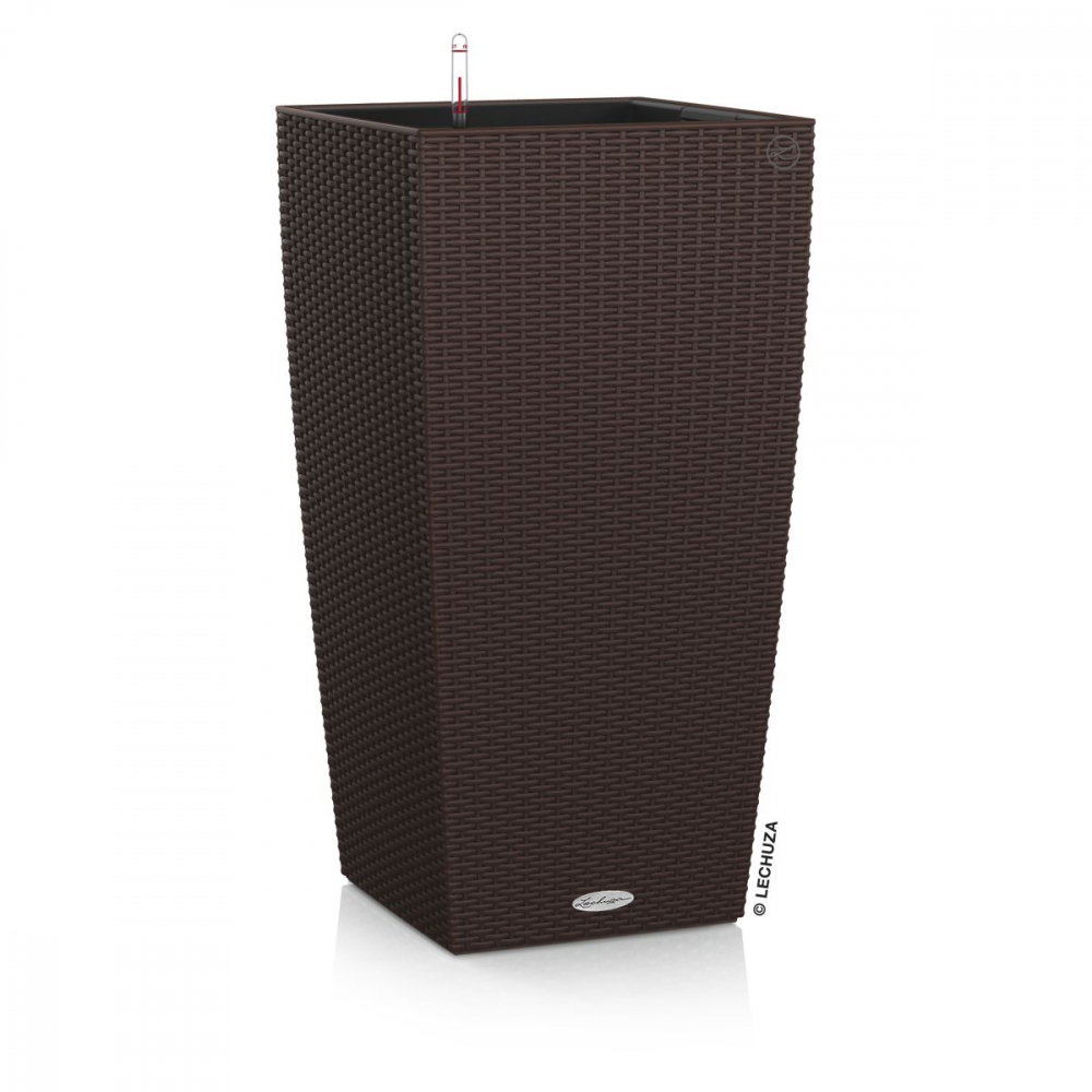 Istutuspott Lechuza Cubico Cottage 40 tumepruun