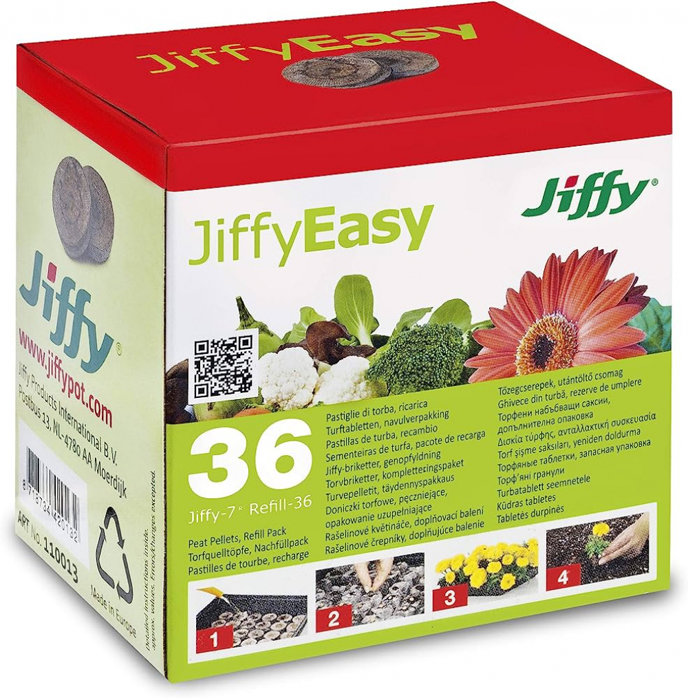 Turbatabletid Jiffy-7 d 36mm 36tk/pakis