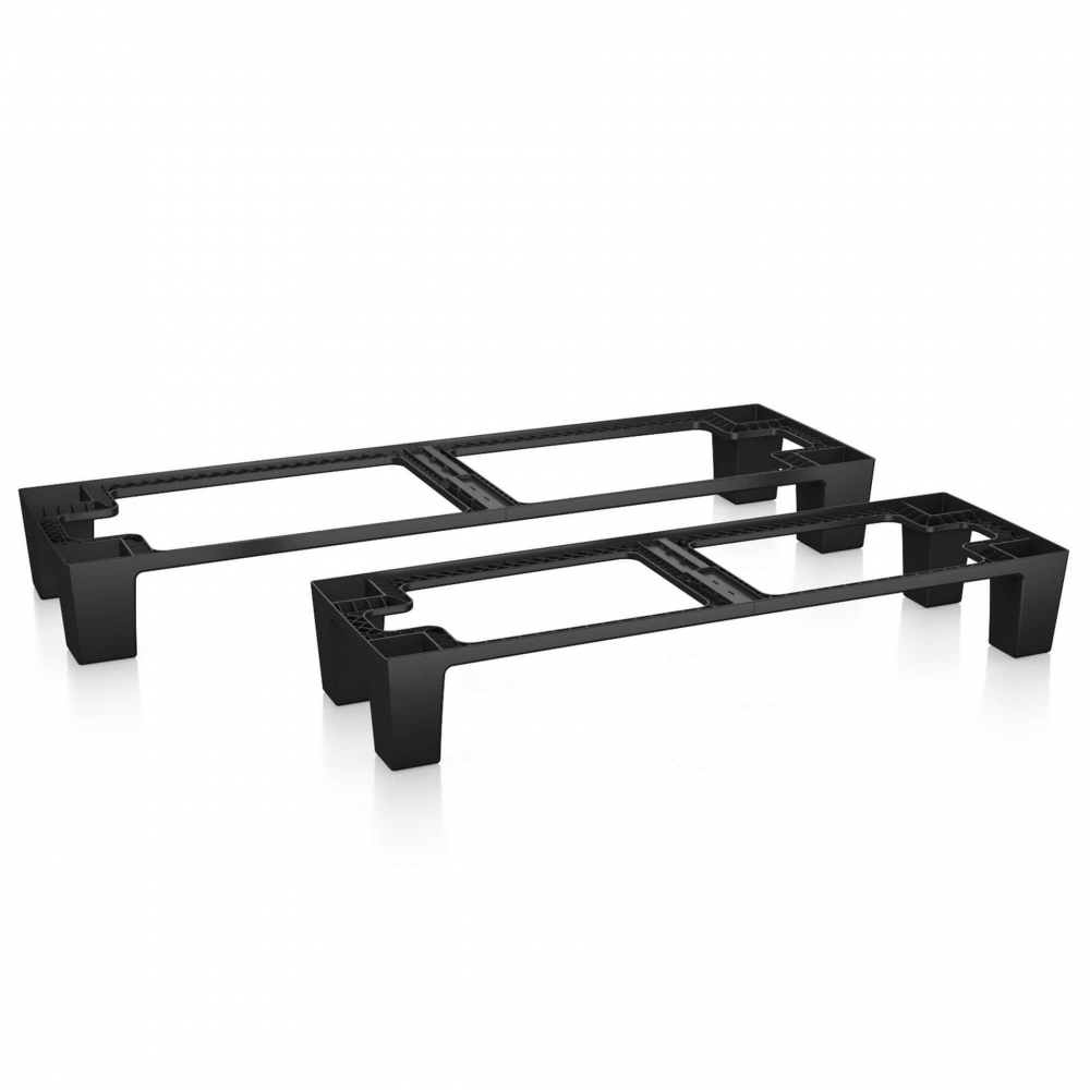 Rõdukasti alus Lechuza Trio 40 jalgadel 127 x 38 x 15cm must