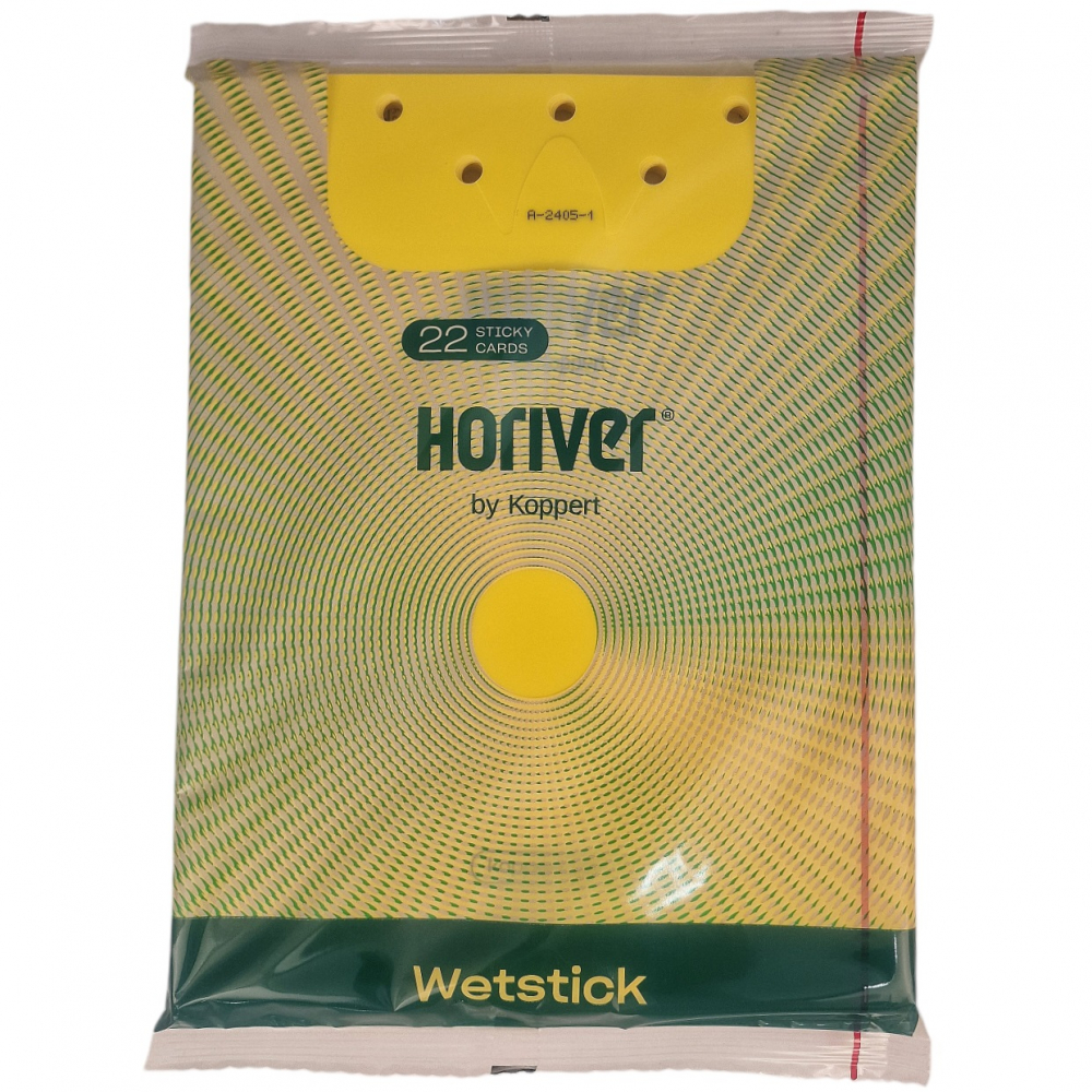 Püünispaber Horiver Wet 20 x 25cm kollane 22tk/pakis
