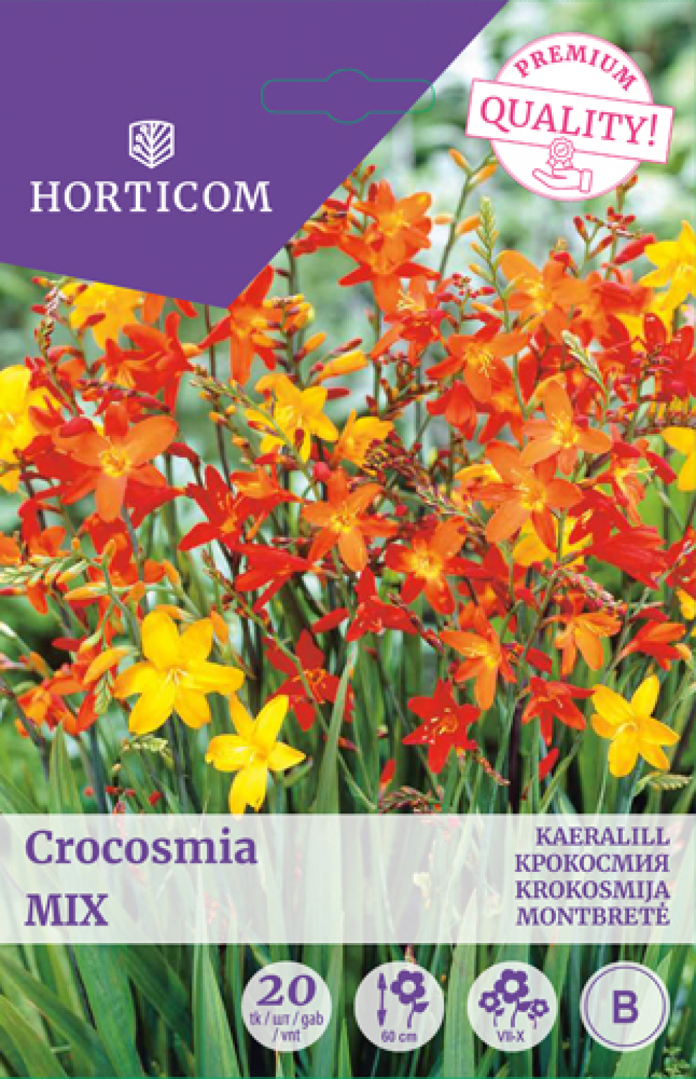 Kaeralill Crocosmia Mix 20tk B