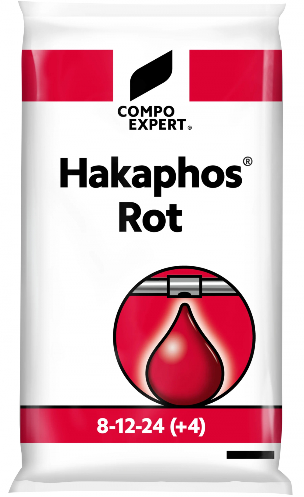 Väetis Hakaphos Rot NPK 8-12-24+4MgO +me 25kg