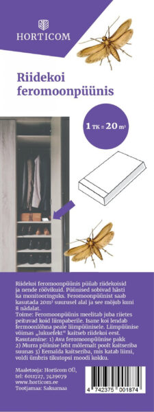 Riidekoi feromoonpüünis Horticom