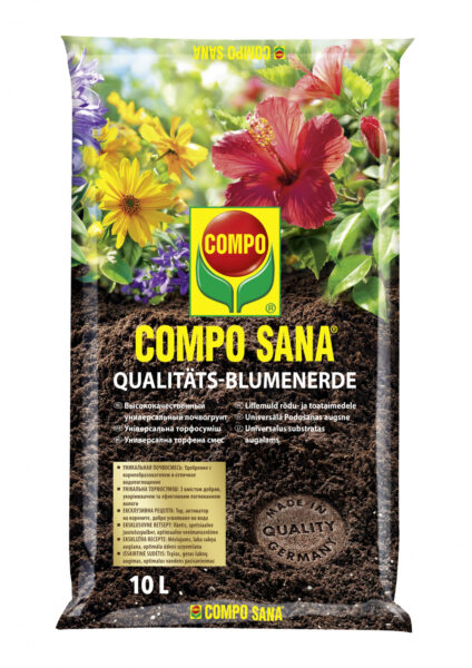 Lillemuld rõdu- ja toataimedele Compo 10L