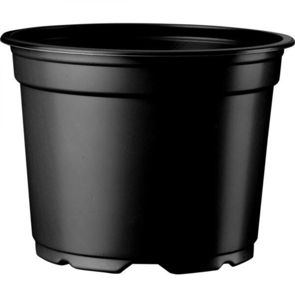 Ümarpott 13cm 5° L must Desch 736tk