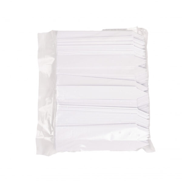 Pistetikett valge 14 x 2cm ca 250tk