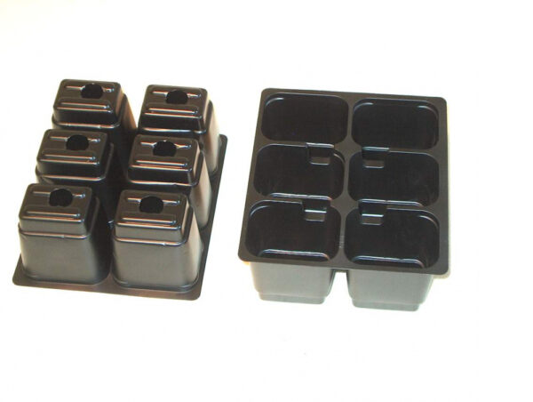 Kassett 6 auku PP6 15 x 12,8cm