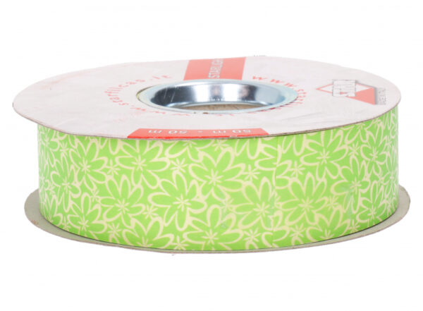 Plastpael lilledega 31mm x 50m roheline