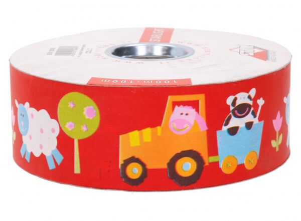 Plastpael Farmyard laste 50mm x 100m punane