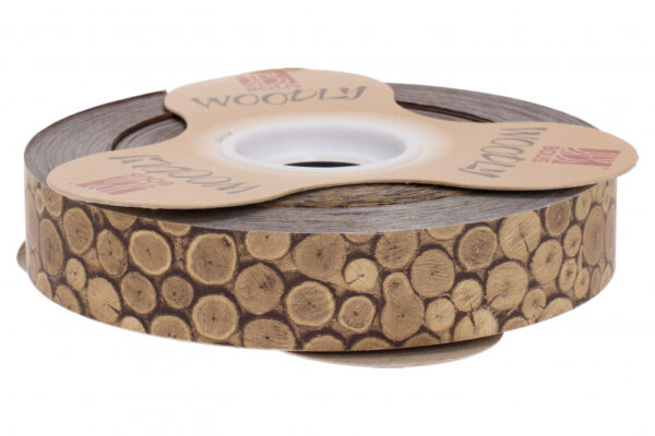 Plastpael puitketastega 24mm x 100m tumepruun