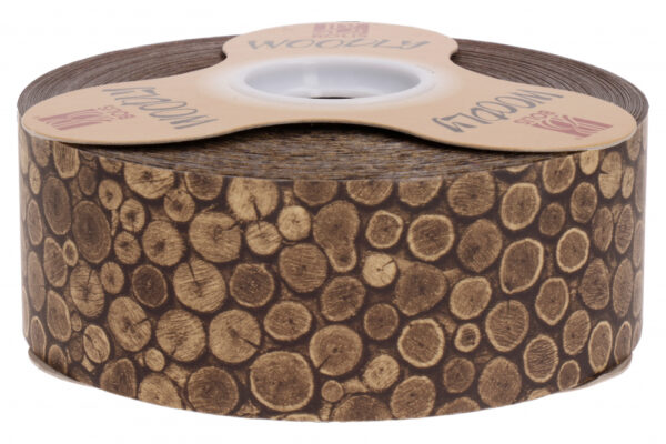 Plastpael puitketastega 48mm x 100m tumepruun