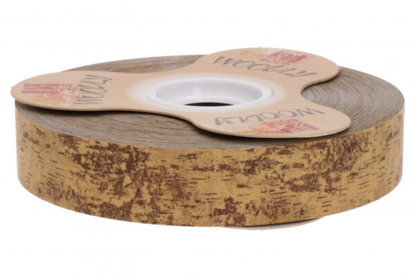 Plastpael kasetohu imitatsiooniga 24mm x 100m tumepruun