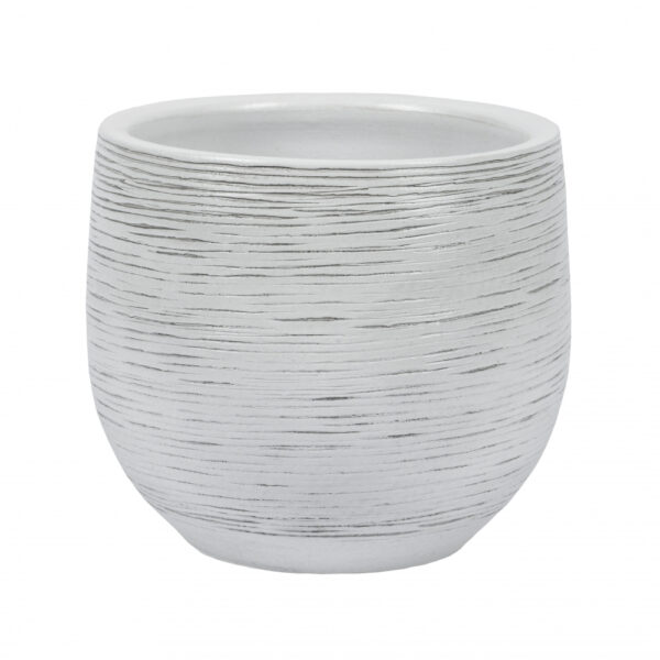 Ümbrispott keraamiline Le Havre d 14 x 12cm valge