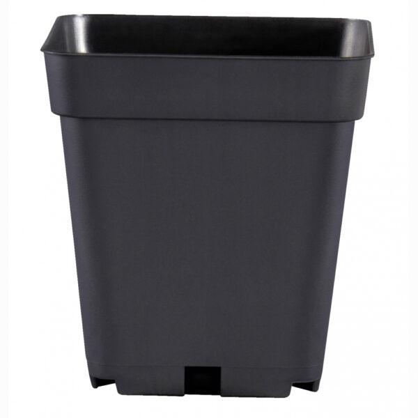 Nelikantpott 13 x 13 x 13cm must 5tk