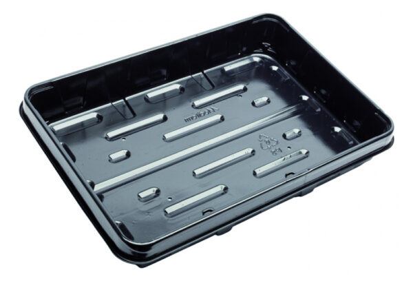 Külvikast 28 x 40 x 6,5cm aukudeta must