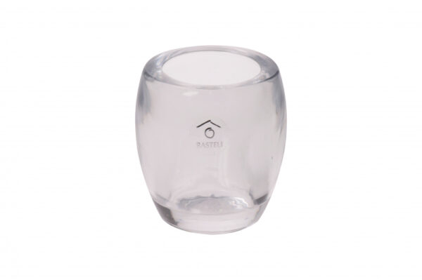 Küünlajalg klaasist teeküünlale ümar 7,3 x 7,5cm