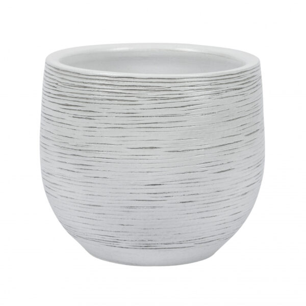 Ümbrispott keraamiline Le Havre d 16 x 14cm valge