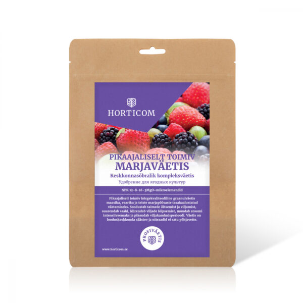Pikaajaliselt toimiv marjaväetis Horticom 1kg