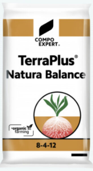 Maheväetis BIO TerraPlus Natura Balance 8-4-12+6 CaO+6 S 25 kg