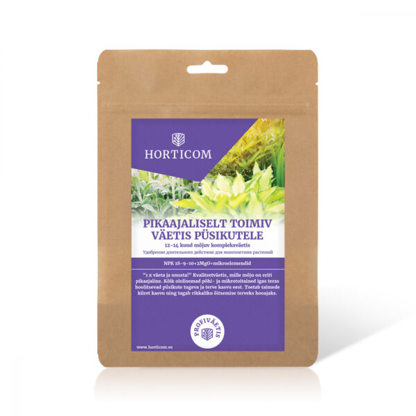 Pikaajaline väetis püsikutele (12-14k) Horticom 750g