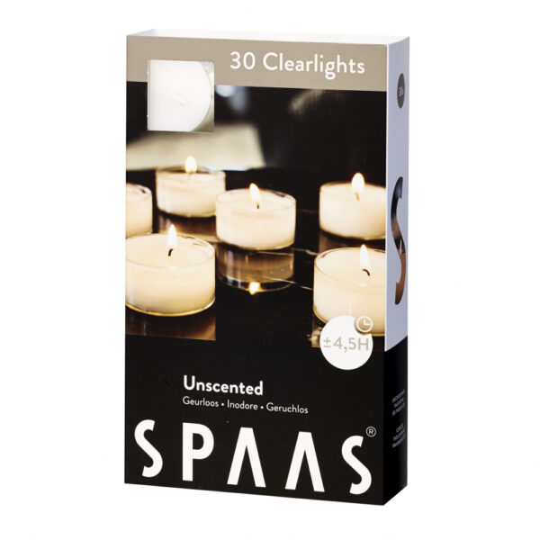 Teeküünal läbipaistev 4,5h 30tk/pakis