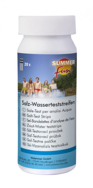 Testribad basseini soola mõõtmiseks 20tk/pakis