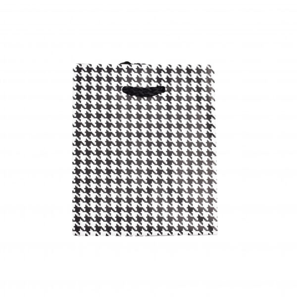 Kinkekott 10 x 12 + 6,5 ruudud must