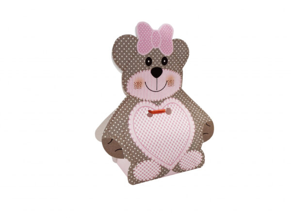 Kinkekarp karuga 60 x 40 x 120mm Orset-M roosa