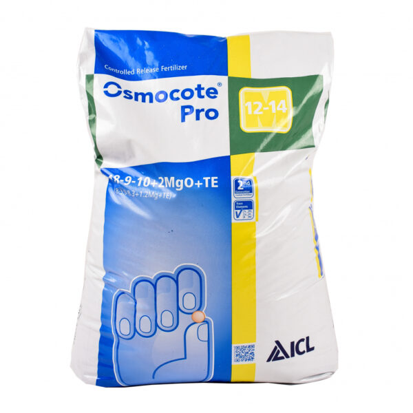Väetis Osmocote PRO 18-9-10+2MgO+me / 12-14k (püsikud) 25kg