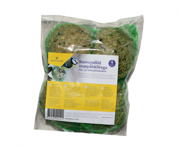 Rasvapallid Horticom maapähklitega 4tk /pakis