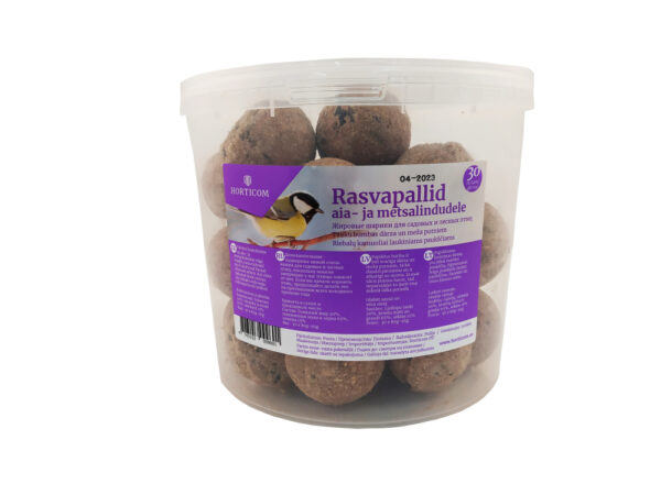 Rasvapallid Horticom 80-95g võrguta 30tk ämbris