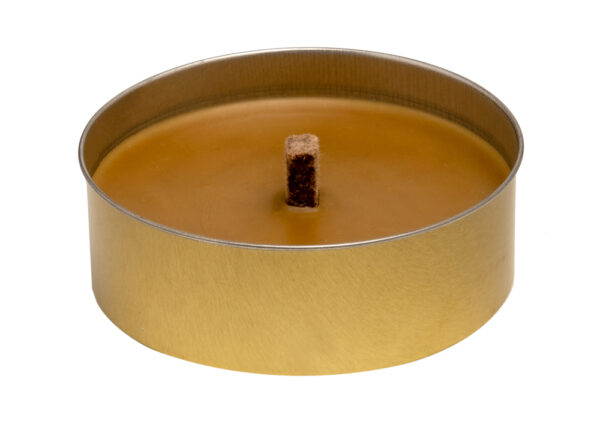 Õueküünal 5h kuldses metallümbrises ühe tahiga