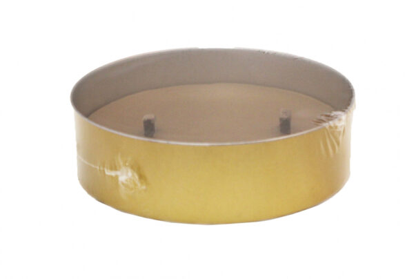 Õueküünal 12h kuldses metallümbrises kahe tahiga