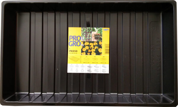 Külvialus 53 x 32 x 6cm Vefi aukudeta must