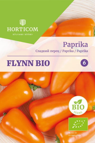 Paprika Flynn (oranž) BIO 5 seemet 6